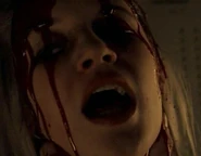 Sylar uses telekinesis to slice the foreheads of some of his victims.