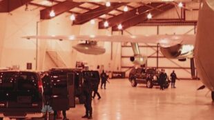 The hangar