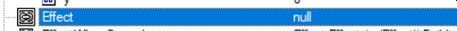 Effect null