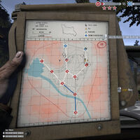 Airfield map layout-bline