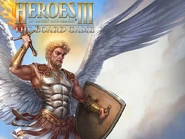 Изображение архангела для фона коробки базовой версии игры