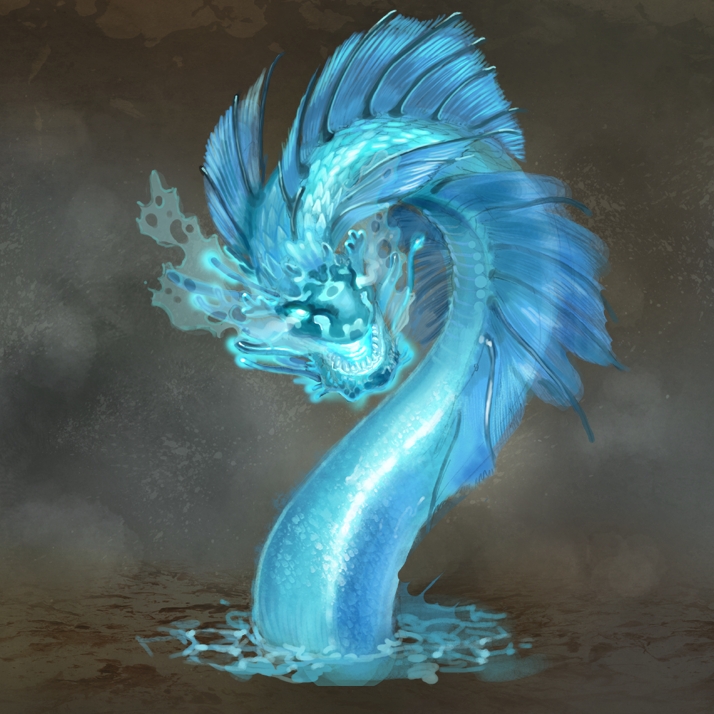 Я великий дух воды и что. Ледяной Элементаль дракон. Герои меча и магии 6 водяной дракон. Элементаль воды герои 6. Heroes 7 Элементаль воды.