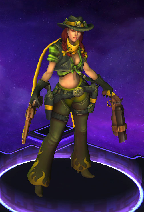 Heroes of the Storm — Valla has received a re-texture and a new pose