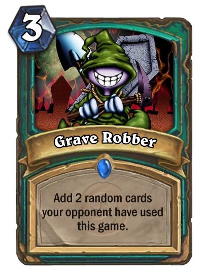 Grave Robber | Hearthstone: Heroes of Yu-Gi-Oh! Fan Mod Wikia | Fandom