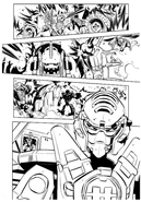 Unfinished art for the first page of The Trials of Furno comic