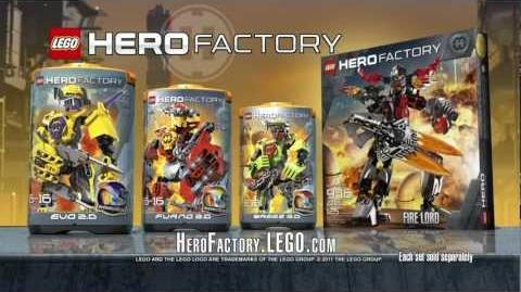 Hero Factory Evo vs. Firelord Advert HD