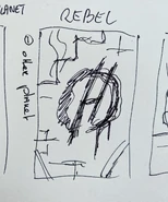 Early pre-concept sketch drawn by Christian Faber