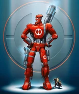 Earlier version, shown by Christian Faber, of William Furno's original concept art inspired by the Pixar movie The Incredibles