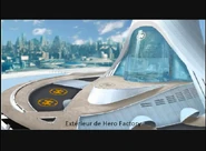 Concept art of the plaza