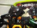 Detail of Stringer's helmet at Toy Fair