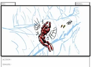 Storyboard excerpt from Savage Planet