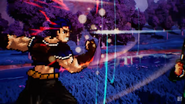 Jonathan knocking Tanjiro back.