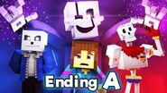 Sans in the thumbnail of Way Deeper Down (EnchantedMob)