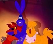 Foxy with Bonnie and Chica