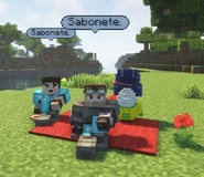 Cellbit's picnic with Felps and Richarlyson.