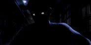 A silhouette of Bruno Gate when he was alive.