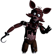 Foxy's battle sprite from Act 3 of Five Nights at Fuckboy's 3