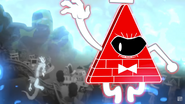 Discord getting ready to fight Bill who just turned giant.