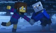 Frisk meets Sans (Way Deeper Down)
