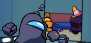 Yellow in the background of Gray's backstory.