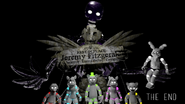 Grave Stone with the Lux animatronics and Simon in the Grave Ending.