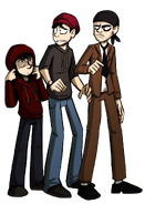 Fritz as a child, teenager and adult.