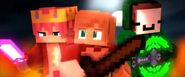 Technoblade in the thumbnail of part 1 : Take Back the Night