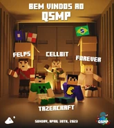 Cellbit on Brazilian Youtubers Announcement Poster.