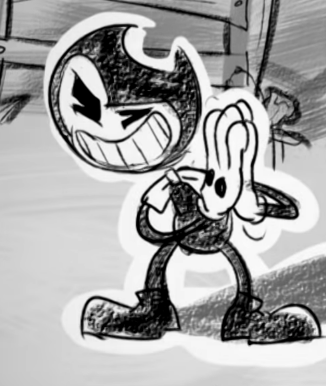 This end up  Bendy and the ink machine, Anime, Ink