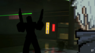 Gojo noticing the Flamethrower Hybrid.
