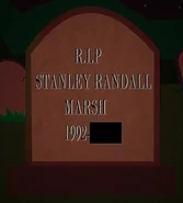 Stan's tomb, shortly prior to his death.