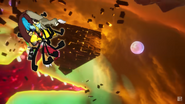 Discord being repeatedly punched by Bill.