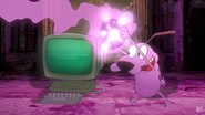 Courage agreeing with Computer.