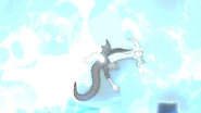 Discord noticing Bill's physical body attempting to pull him out.