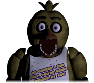 Chica's battle sprite from Act 3 of Five Nights at Fuckboy's 3