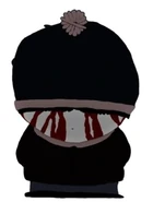 Stan's new appearance as he falls into madness.