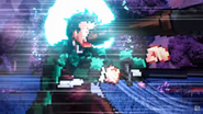 Jonathan kicking Tanjiro off of him.