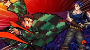 Jonathan still being pursued by Tanjiro.