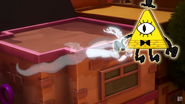 Discord's spirit about to enter Bill's mind.