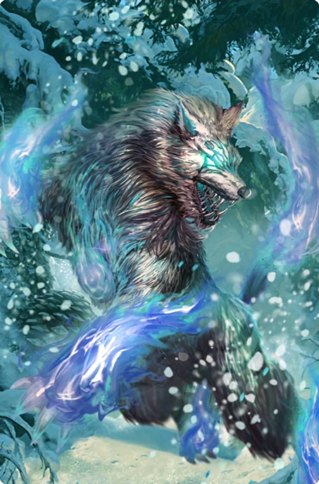 Download Majestic Cool Anime Wolf Wallpaper | Wallpapers.com