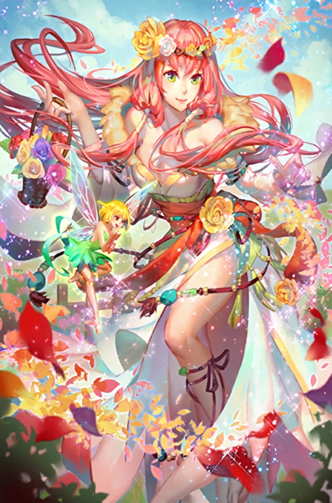 Anime Goddess Portrait · Creative Fabrica