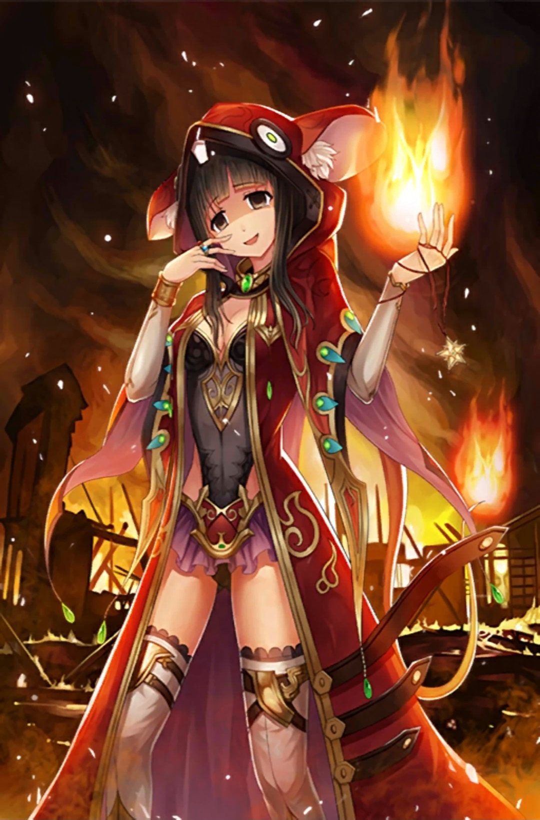 Anime Fire Witch | Sticker