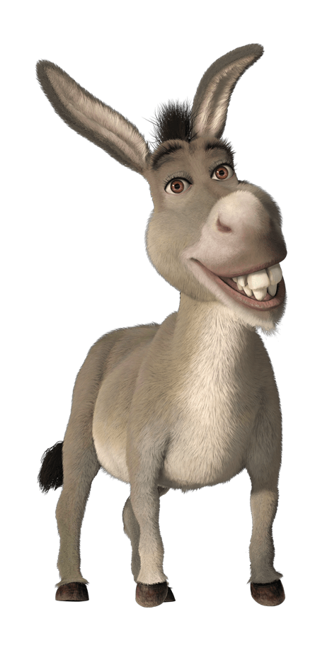 Burro.  Shrek character, Shrek, Shrek donkey