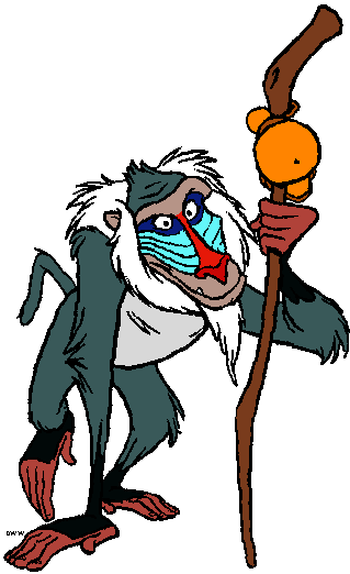 Mascote Rafiki famoso macaco de desenho animado O Cortar L (175-180CM)