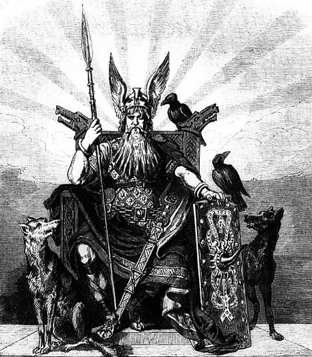 Odin (Wotan) the all-father, the ruler of the Aesir - god of