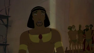 Moses' mistake.jpg (94 KB) Moses stares in horror at the Egyptian guard he accidentally killed while trying to stop him from brutally whipping the elderly Hebrew Slave.