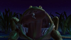 Lucas swallowed by Frog.jpg (79 KB) Lucas Nickle getting swallowed by Croaker.