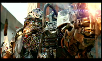 Hound facing and killing all the KSI Decepticons.