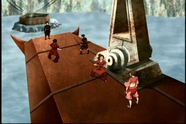 Battle atop the gondola