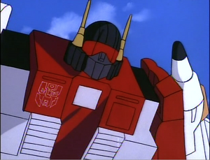 Superion facing Menasor.